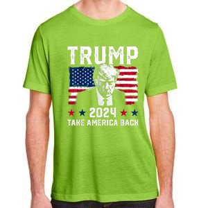 Trump 2024 Take America Back Trump Support Adult ChromaSoft Performance T-Shirt