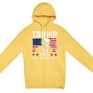 Trump 2024 Take America Back Trump Support Premium Pullover Hoodie