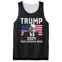 Trump 2024 Take America Back Trump Support Mesh Reversible Basketball Jersey Tank