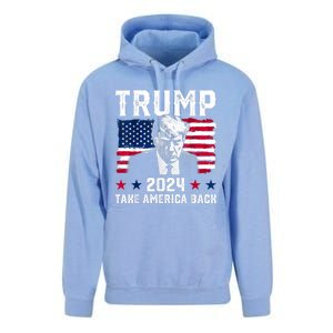 Trump 2024 Take America Back Trump Support Unisex Surf Hoodie