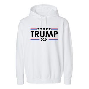 Trump 2024 Garment-Dyed Fleece Hoodie