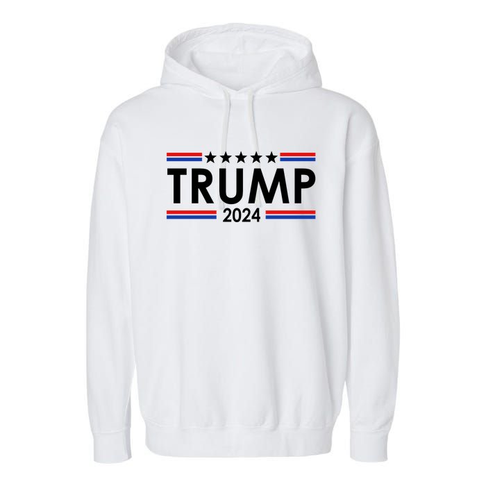 Trump 2024 Garment-Dyed Fleece Hoodie