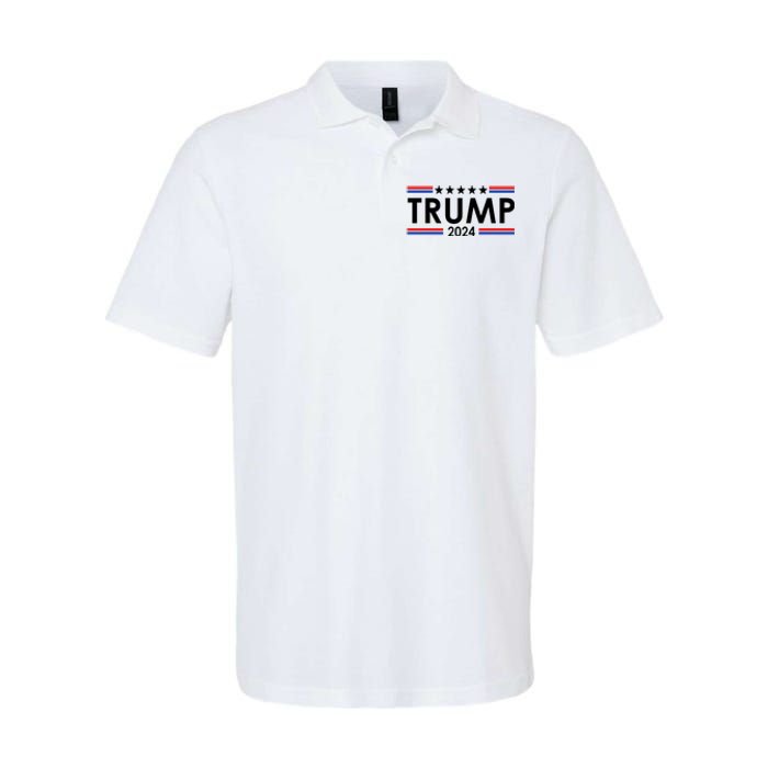 Trump 2024 Softstyle Adult Sport Polo