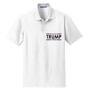 Trump 2024 Dry Zone Grid Polo