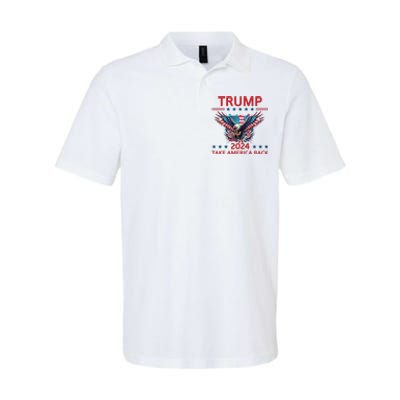 Trump 2024 Softstyle Adult Sport Polo