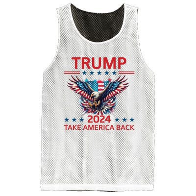 Trump 2024 Mesh Reversible Basketball Jersey Tank