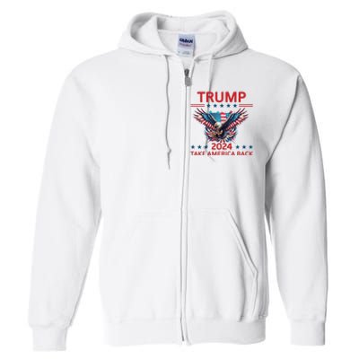 Trump 2024 Full Zip Hoodie