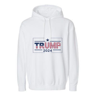 Trump 2024 Garment-Dyed Fleece Hoodie