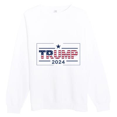 Trump 2024 Premium Crewneck Sweatshirt