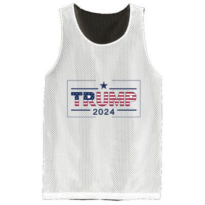 Trump 2024 Mesh Reversible Basketball Jersey Tank