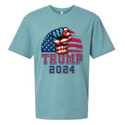 Trump 2024 Sueded Cloud Jersey T-Shirt