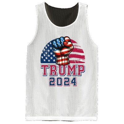 Trump 2024 Mesh Reversible Basketball Jersey Tank