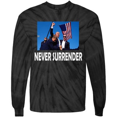 Trump 2024 Tie-Dye Long Sleeve Shirt