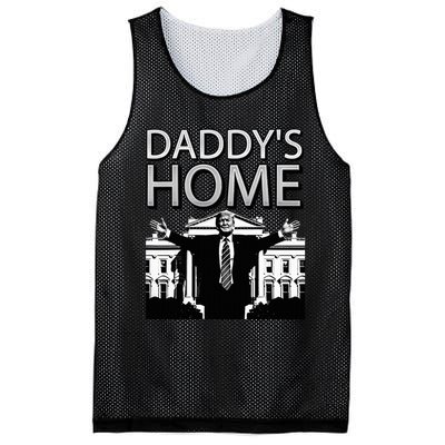 Trump 2024 Take America Back DaddyS Home Trump Mesh Reversible Basketball Jersey Tank