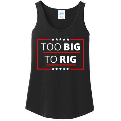 Trump 2024 Too Big To Rig Ladies Essential Tank