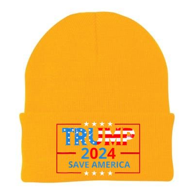 Trump 2024 Take America Back Election The Return Knit Cap Winter Beanie