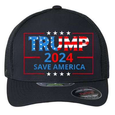 Trump 2024 Take America Back Election The Return Flexfit Unipanel Trucker Cap