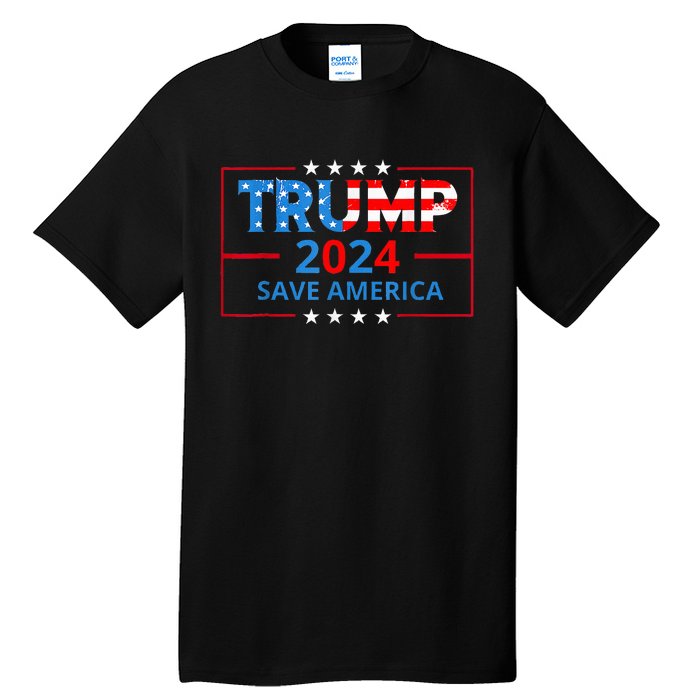 Trump 2024 Take America Back Election The Return Tall T-Shirt