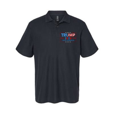 Trump 2024 Take America Back Election The Return Softstyle Adult Sport Polo