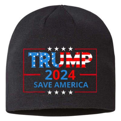 Trump 2024 Take America Back Election The Return Sustainable Beanie