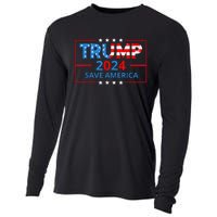 Trump 2024 Take America Back Election The Return Cooling Performance Long Sleeve Crew