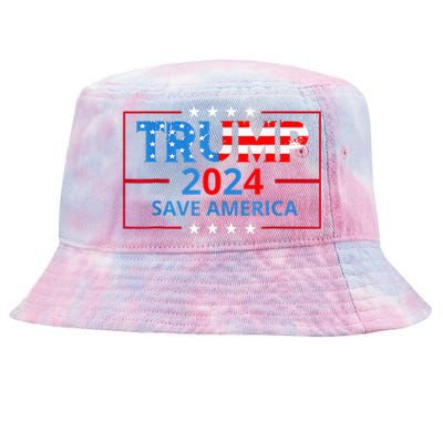 Trump 2024 Take America Back Election The Return Tie-Dyed Bucket Hat