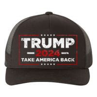 Trump 2024 Take America Back Us American Flag President Yupoong Adult 5-Panel Trucker Hat