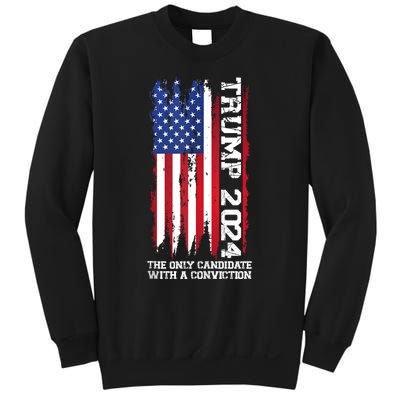 Trump 2024 The Only Candidate With A Conviction President Sweatshirt