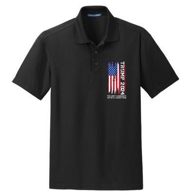 Trump 2024 The Only Candidate With A Conviction President Dry Zone Grid Polo