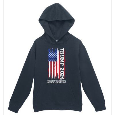 Trump 2024 The Only Candidate With A Conviction President Urban Pullover Hoodie