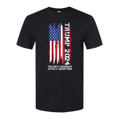 Trump 2024 The Only Candidate With A Conviction President Softstyle CVC T-Shirt