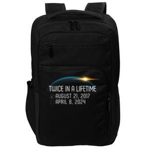 Totality 24 Twice In A Lifetime Total Solar Eclipse 2024 Impact Tech Backpack