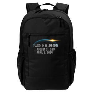 Totality 24 Twice In A Lifetime Total Solar Eclipse 2024 Daily Commute Backpack