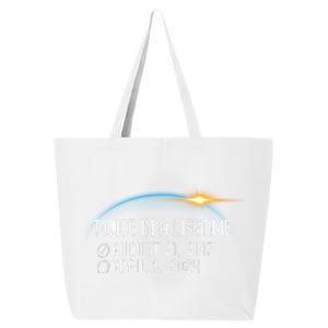 Totality 24 Twice In A Lifetime Total Solar Eclipse 2024 25L Jumbo Tote