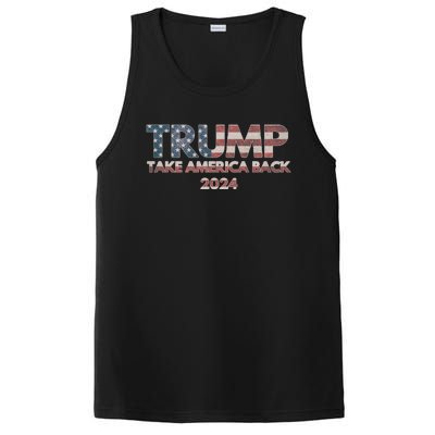 Trump 2024 Take America Back Election The Return Gift PosiCharge Competitor Tank