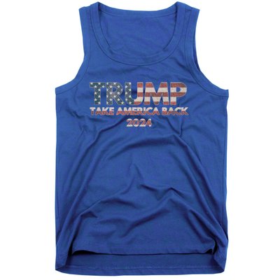 Trump 2024 Take America Back Election The Return Gift Tank Top