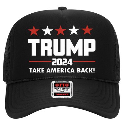Trump 2024 Take America Back Trucker Hat