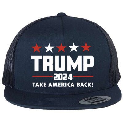 Trump 2024 Take America Back Flatbill Hat