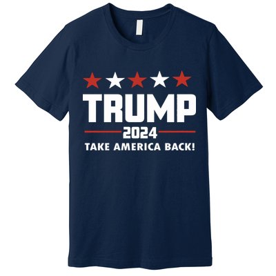 Trump 2024 Take America Back Premium T-Shirt