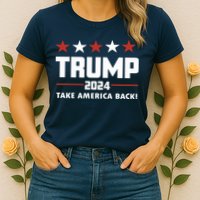 Trump 2024 Take America Back Womens T-Shirt