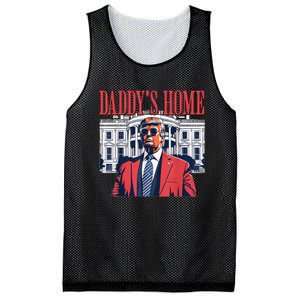 Trump 2024 Take America Back Daddys Home Trump 2024 Mesh Reversible Basketball Jersey Tank