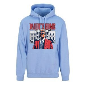 Trump 2024 Take America Back Daddys Home Trump 2024 Unisex Surf Hoodie