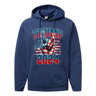 Trump 2024 Performance Fleece Hoodie