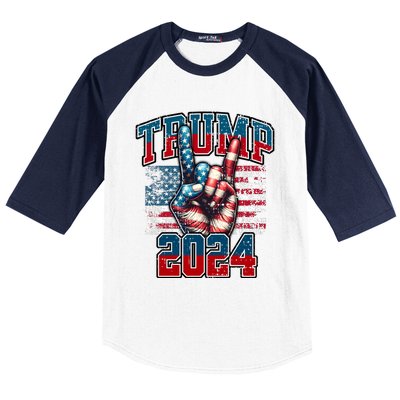 Trump 2024 Baseball Sleeve Shirt