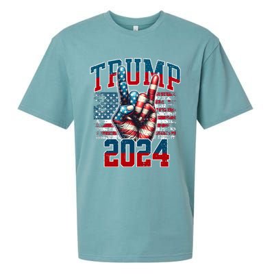 Trump 2024 Sueded Cloud Jersey T-Shirt