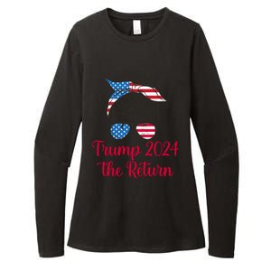 Trump 2024 The Return Gift Womens CVC Long Sleeve Shirt