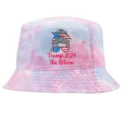 Trump 2024 The Return Gift Tie-Dyed Bucket Hat