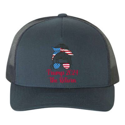 Trump 2024 The Return Gift Yupoong Adult 5-Panel Trucker Hat