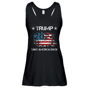 Trump 2024 Take America Back Donald Trump 2024 President Ladies Essential Flowy Tank