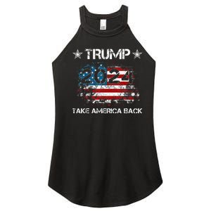 Trump 2024 Take America Back Donald Trump 2024 President Women's Perfect Tri Rocker Tank